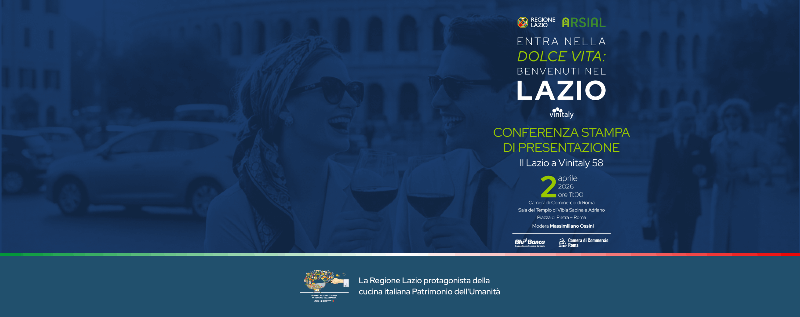 Il Lazio si prepara a Vinitaly 2026: il 2 aprile la conferenza stampa a Roma