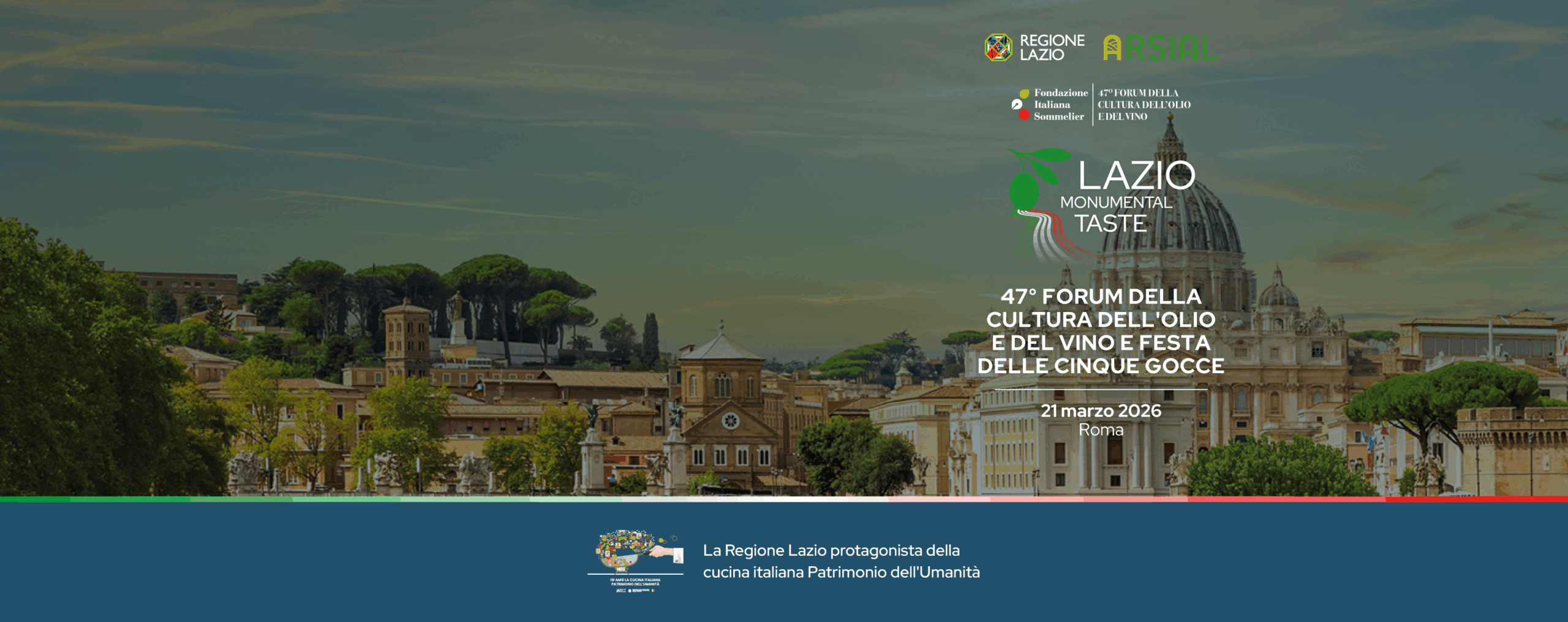 Il Lazio dell’olio al 47° Forum di Fondazione italiana Sommelier