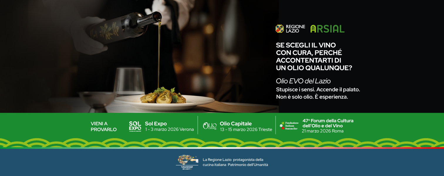 Olio EVO del Lazio: al via la campagna ARSIAL