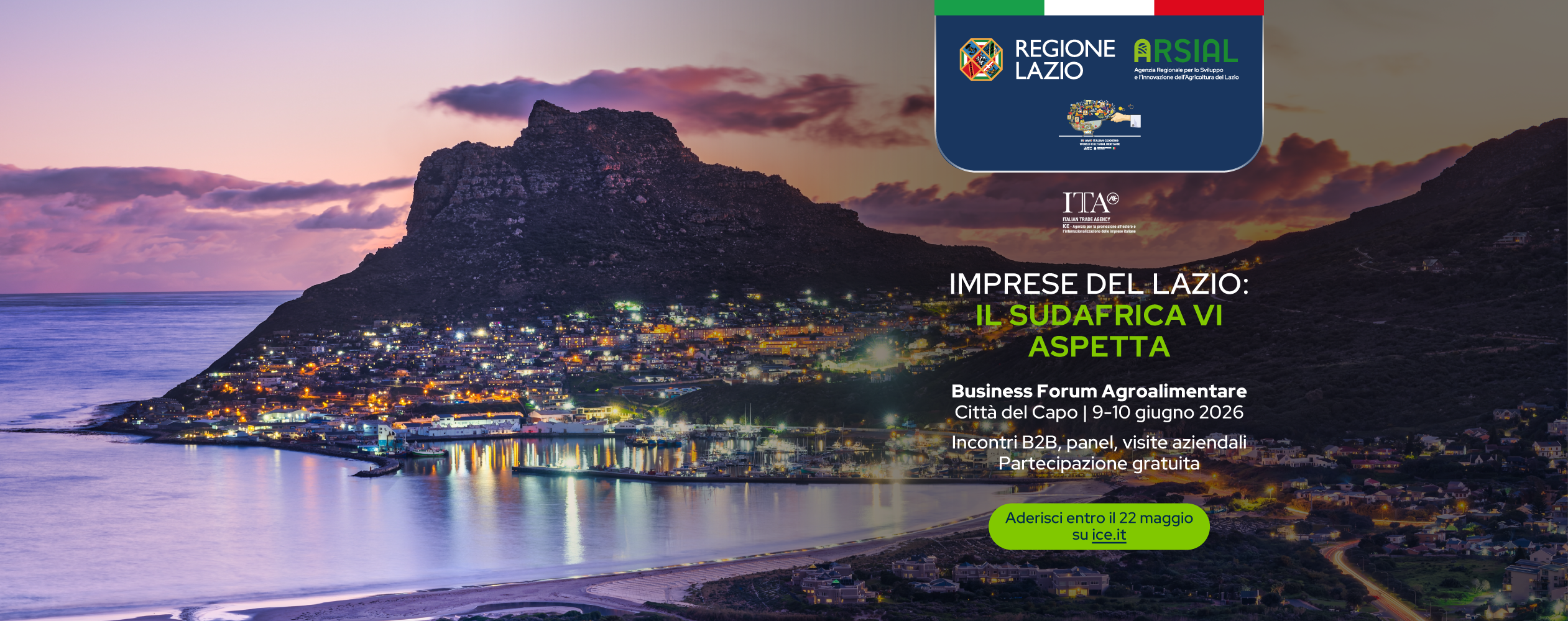 Business Forum Agroalimentare Italia-Sudafrica