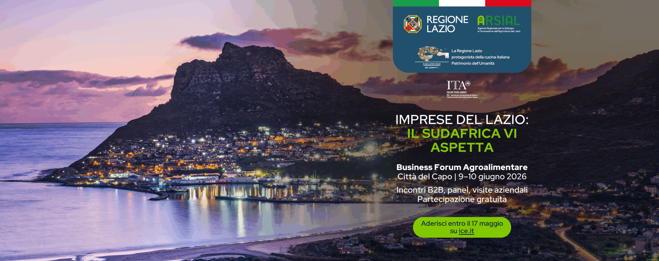 Business Forum Agroalimentare Italia-Sudafrica
