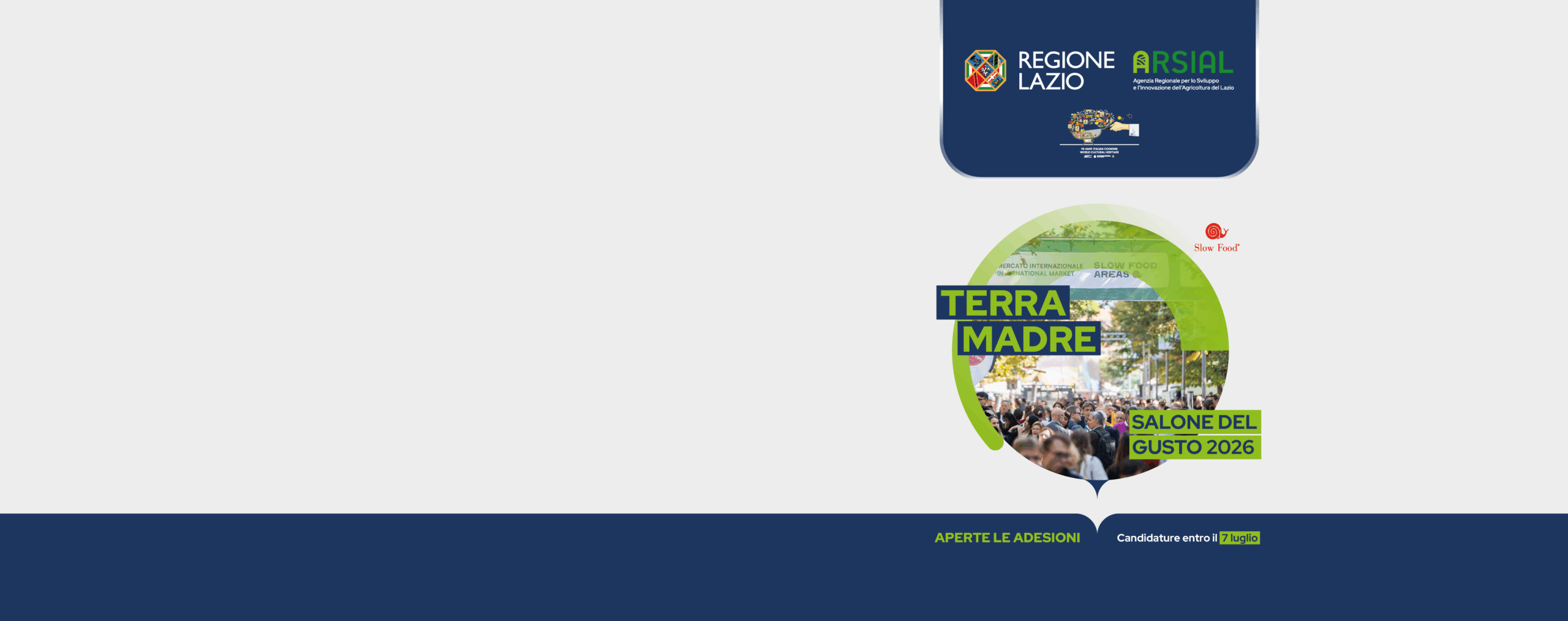 “Terra Madre” Salone del Gusto 2026
