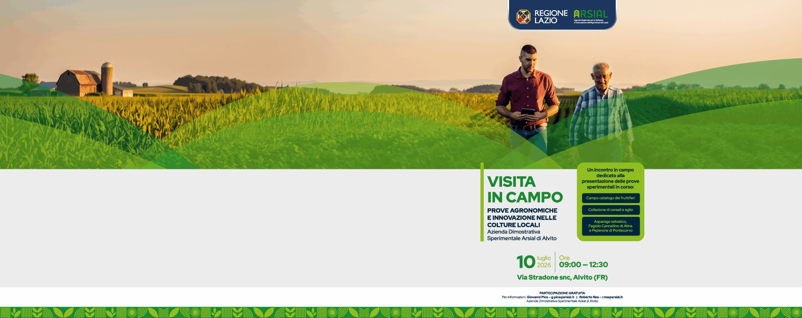 Il campo come laboratorio di innovazione