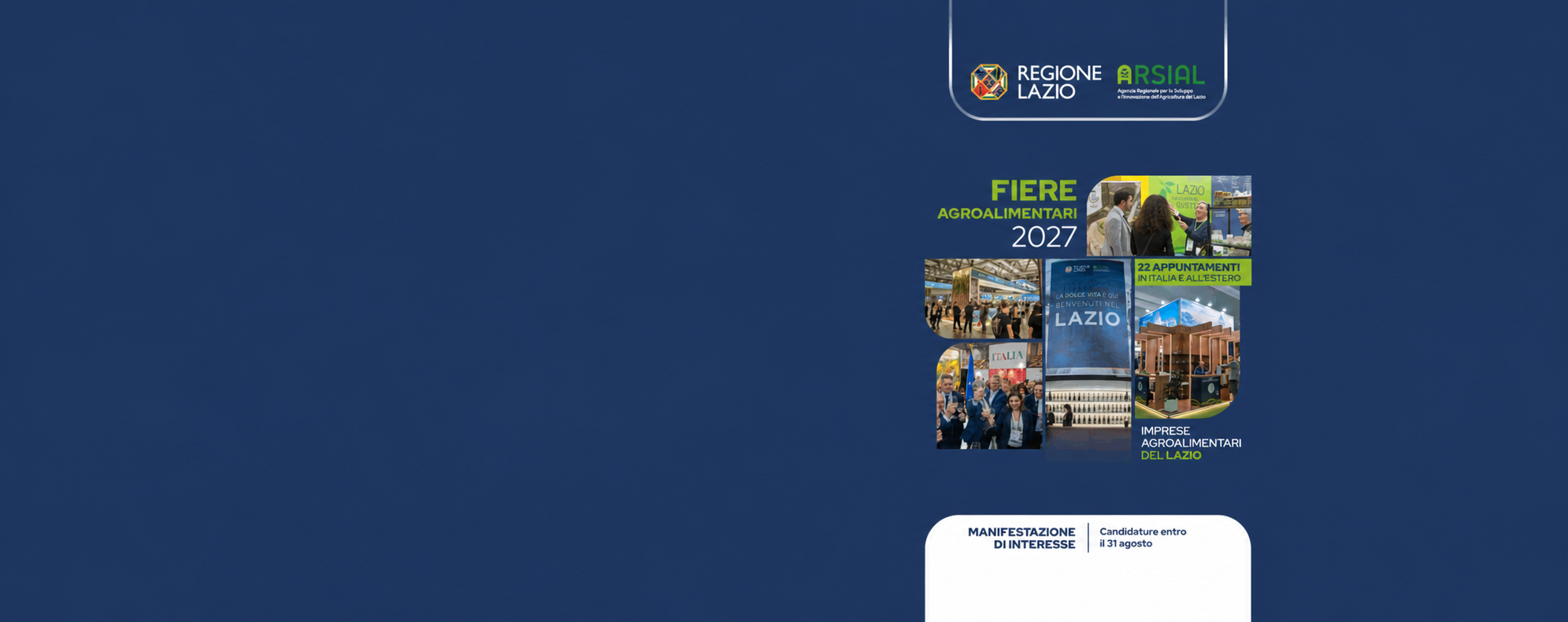 Programmazione fieristica 2027